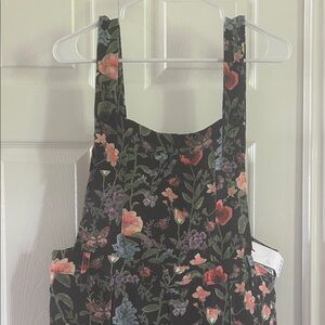 Cider Floral Black Jumpsuit